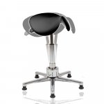 Satulatuoli Ergonea Luxe Twist hyvä aktiivituoli nahka verhoilulla
