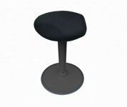 Aktiivituoli Stoo Triangle seisomatuoli musta