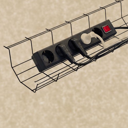 Kaapelikouru johtokori kaapelikori johtokouru sähköpöydän alle toimistoon, kaapelikourut johtokourut ja sähköjohtotelineet sopivat sähköpöytään