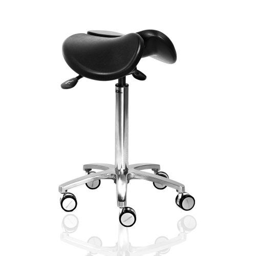 Satulatuoli Bestool Smart on ergonominen ja kotimainen edullinen tuoli mustalla polyuretaani istuimella yrityksille ammattikäyttöön