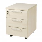 Työpöydän laatikosto pyörillä Basic lukittava laatikosto työpöydän alle