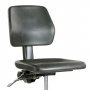 Teollisuustuoli / laboratoriotuoli ja puhdastilatuoli Indy 4 musta selkänojalla edulliseen hintaan, ergonominen teollisuustuoli eli puhdastilatuoli musta, paras hinta ja paras ergonomia, korkea teollisuustuolit ja laboratoriotuolit edullisesti musta