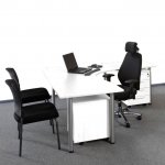 Sähköpöydän kulmakansi Economy tietokonepöytään