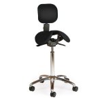 Satulatuoli Salli Multiadjuster venyttelytuella musta salli satulatuoliin venyttelytuki