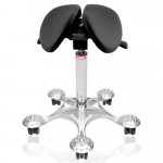 Satulatuoli Salli Small Multiadjuster Musta Nahka