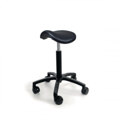 Satulatuoli Getupsaddle musta nahka 