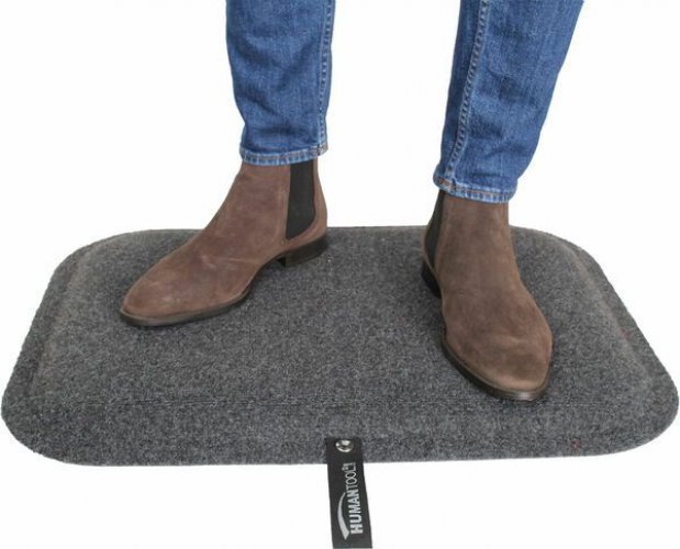  Seisontamatto Balance Spot 64 x 46 x 3cm tummanharmaa työpistematto edulliseen hintaan