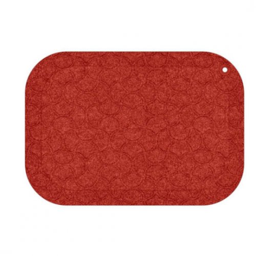 Seisontamatto Punainen 53 x 77 x 1,6cm ergonominen työpistematto 