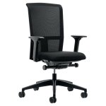 Selkää tukeva työtuoli Interstuhl LX212 musta