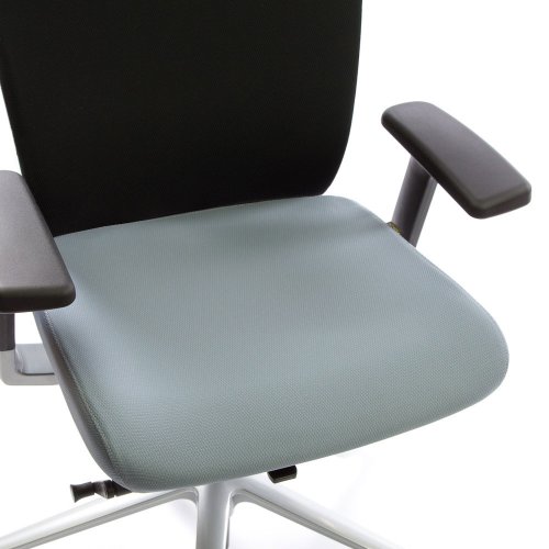 Ergonea Fabric työtuolin vaihdettava harmaa istuinpäällinen