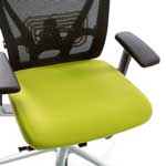 Hyvän Ergonea Full Mesh verkkotyötuolin vaihdettava vihreä istuinpäällinen