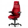 Hyvä työtuoli tukeva valvomotuoli Kab Seating Director punainen nahka tarjous hintaan, hyvä työtuoli sekä valvomotuoli punainen edullisesti, paras ergonomia ja tarjous