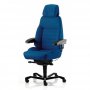 Valvomotuoli sininen Kab Seating Executive isokokoiselle ja työtuoli tarjous hintaan, hyvä työtuoli pitkälle sininen kangas eli valvomotuoli sininen paras ergonomia ja paras hinta