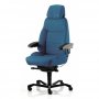 Valvomotuoli KAB Seating Executive vaaleansininen kangas