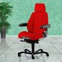 Ergonominen työtuoli musta Kab Seating K1 on edullinen ja hyvä työtuoli 24/7 toimistotuoli, paras ergonomia ja hyvä hinta laatu suhde musta kangas työtuolissa nyt tarjous hintaan toimistoon, ergonominen tietokonetuoli musta Storm kangas toimistotuolissa
