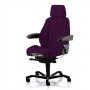 Ergonominen työtuoli / toimistotuoli violetti eli lila edulliseen hintaan, paras työtuoli tarjous ja hinta toimistotuolista Kab Seating K1 Premium tietokonetuoli violetti kangas, edullinen hinta työtuoli tarjous toimistoon