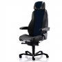 Hyvä työtuoli tummansininen valvomotuoli Kab Seating K4 Premium, hinta tarjous hyvä työtuoli ja valvomotuoli käytetty Kab musta / tummansininen, paras ergonomia ja hinta tarjous