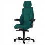 Hyvä työtuoli vihreä ja valvomotuoli Kab Seating K4 Premium vihreä edullisesti, paras tarjous hinta valvomotuoli käytetty vihreä kangas työtuolista