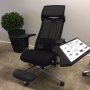 Ergonominen työtuoli musta mPosition ammattikäyttöön työpaikalle ja kotiin