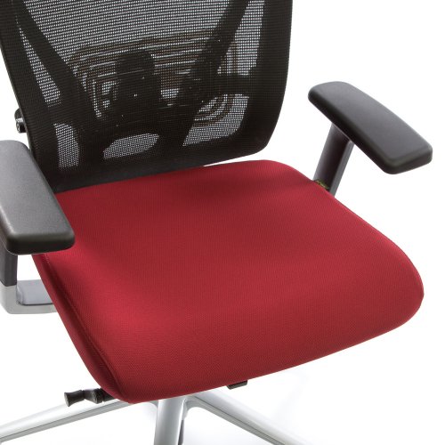 Istuinpäällinen punainen Ergonea Mesh työtuoliin, värikkäät istuinpäälliset työtuoleihin