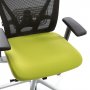 Istuinpäällinen vihreä Ergonea Mesh työtuoliin, värikkäät istuinpäälliset työtuoleihin