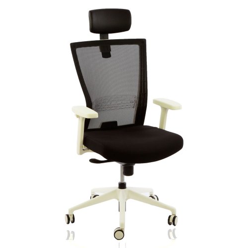 Valkoinen työtuoli keinumekanismilla Ergonea Airex on hyvä ja ergonominen valkoinen toimistotuoli jolla edullinen tarjous hinta, verkkoselkänoja keinuva kaunis tyylikäs työtuoli toimistotuolit paras ergonomia hyvä työtuoli selälle kaunis valkoinen